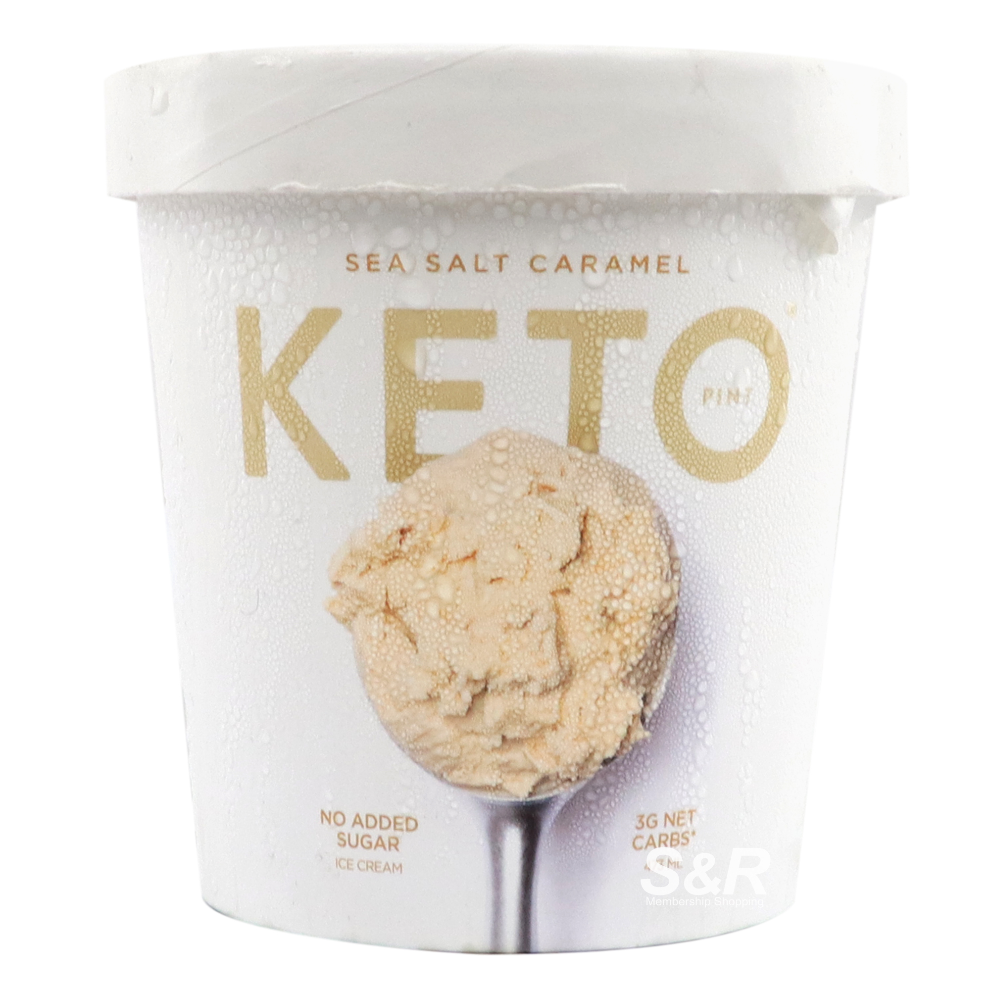 Keto Sea Salt Caramel Ice Cream 473mL